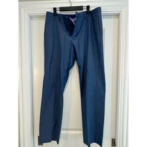 Banana Republic Men's Slim Fit Dress Pants Blue Size 34x32 Non-Iron